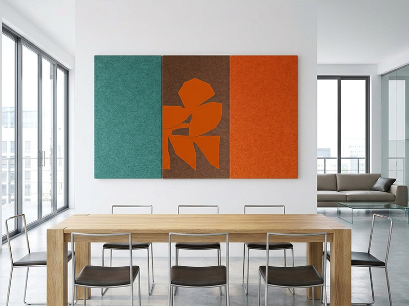 Filz-Absorber für die Wand mit eigenem Design