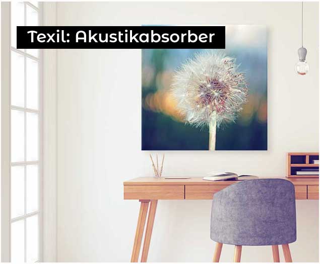 Akustikbild mit Fotodruck Akustikbild mit Fotodruck