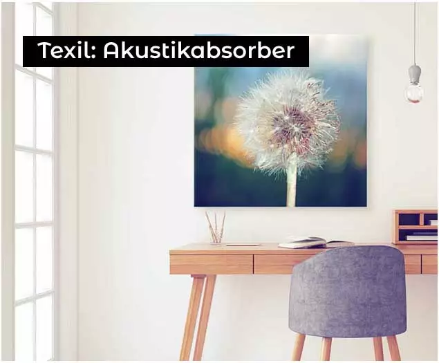 Akustikbild mit Fotodruck