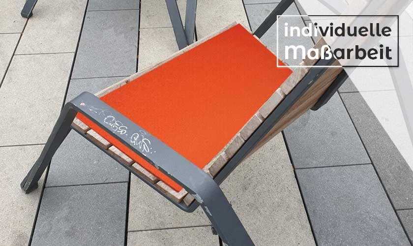 Filz Stuhlauflage Trapezform Filz Stuhlauflage Trapezform