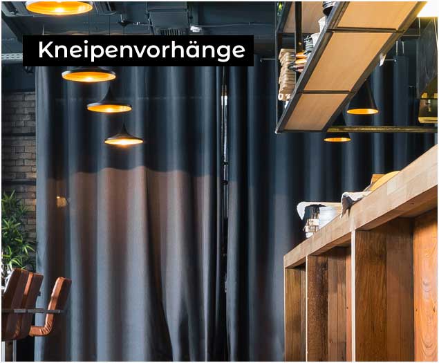 Kneipenvorhang - Gastovorhang, Filzvorhang mit Logo