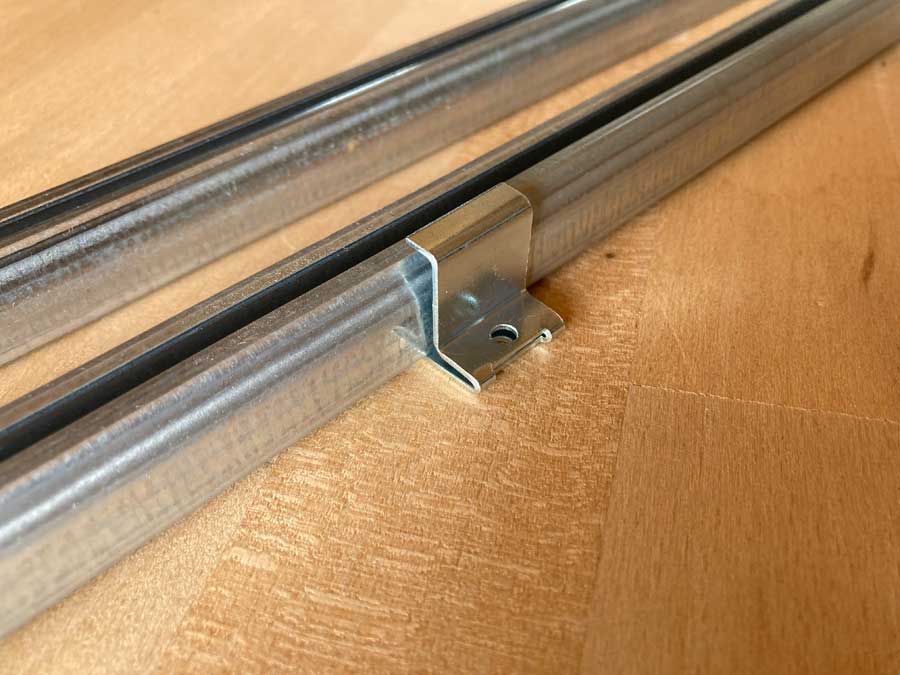 Robustest Vorhangschienen-Set auf Maß Robustest Vorhangschienen-Set auf Maß