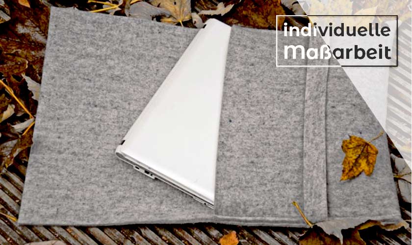 iPadhülle aus Filz nach Maß Laptoptasche aus Filz nach Maß
