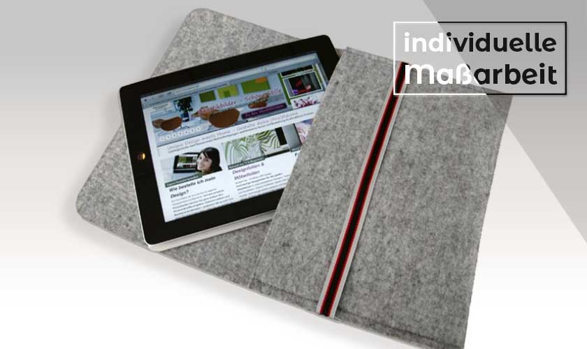 Ipadhülle aus Filz nach Maß Laptoptasche aus Filz nach Maß