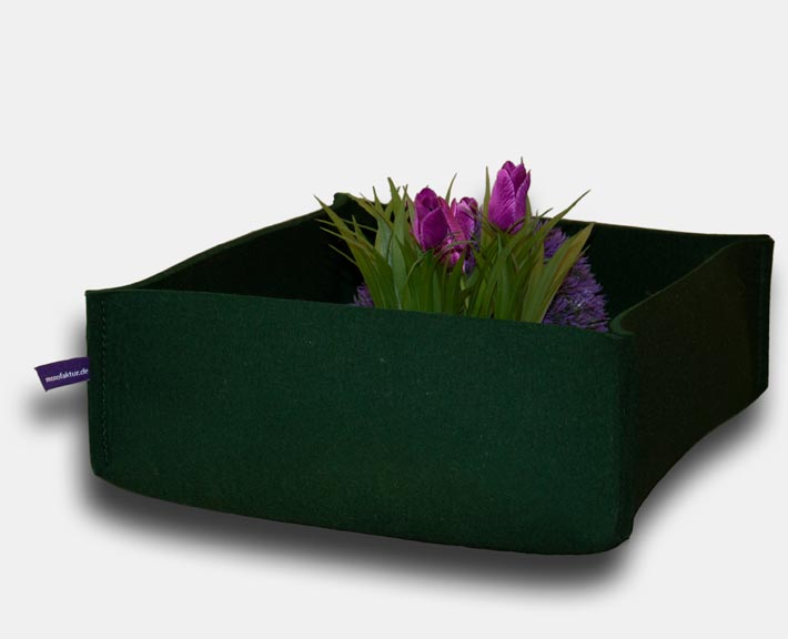 Filzboxen / Filzkörbe auf Maß Filzbox Faktum in vielen Farben, hergestellt auf Maß