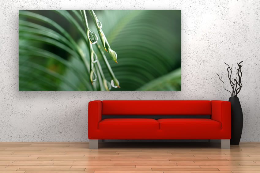 Schallschluckbild Big Drops 220x110x10cm Akustikbild / Absorber "Big Drops"