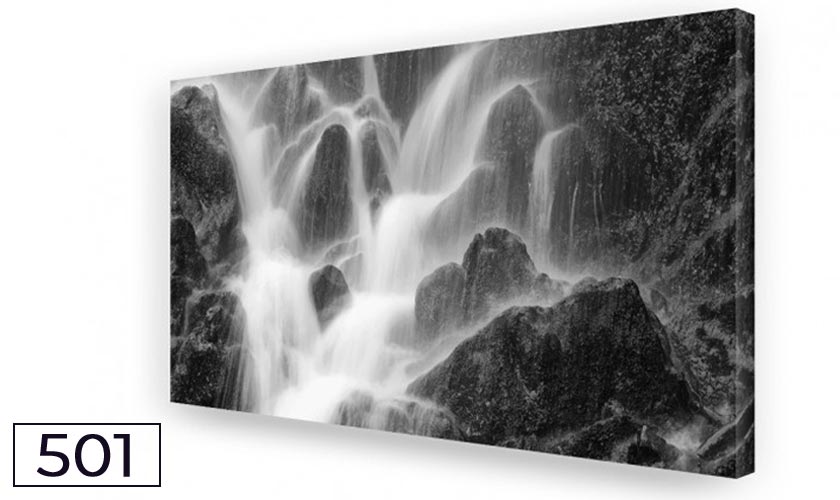 Wasserfall Big 01: Akustikbild, Schallabsorber, Raumakustik