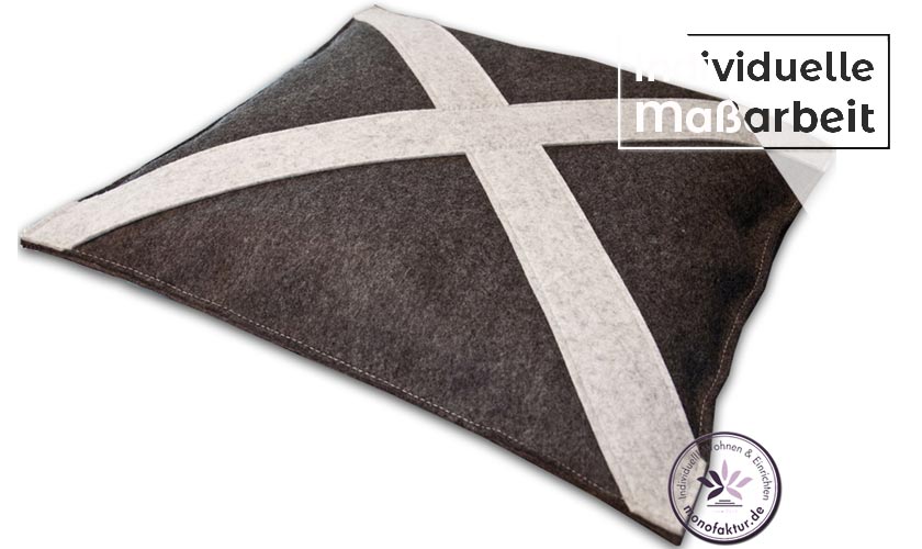 Design Filzkissen Krydse nach Maß Design Filzkissen Krydse nach Maß