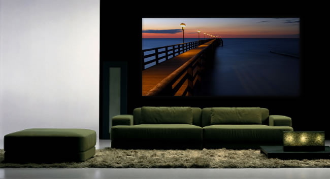 Schallschluckbild Seabridge 01 220 x 110 x 10 cm Akustikbild / Absorber "Seabridge 01"
