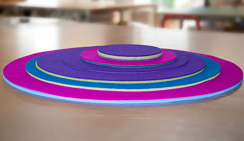 Selbstklebender Filz für Wände und andere glatte Oberflächen