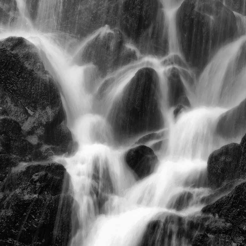 Motiov "Wasserfall " in der Großansicht Akustikbild / Bassabsorber "Wasserfall"