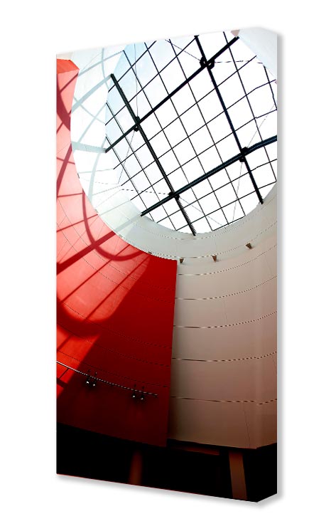 Akustikpaneele:: Ausblick z2 - limitiertes Kunstwerk für eine gute Raumakustik Raumhall mindern, Raumakustik verbessern: Akustikbild