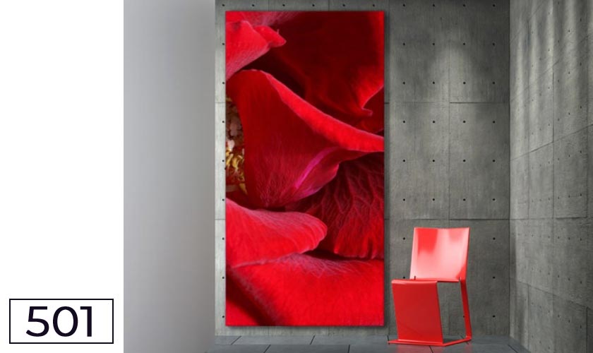 Akustikbild und Schallabsorber für die Wand - Red Roses No. 01 Akustikbild und Schallabsorber für die Wand - Red Roses No. 01