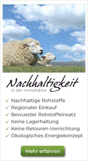 Nachhaltigkeit in der Manufaktur Nachhaltigkeit in der Manufaktur