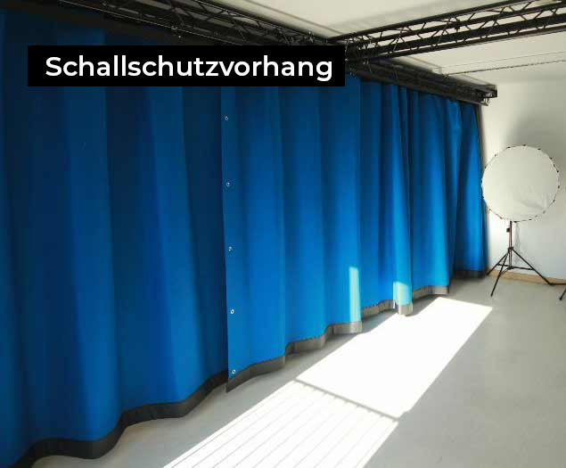 Schallschutzvorhang und Lärmschutz als Vorhang nach Maß