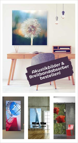 akustikbild - Breitbandabsorber bestellen