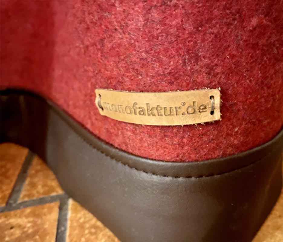 Filzvorhang aus der monofaktur - 100 % Schurwolle Filzvorhang aus der monofaktur