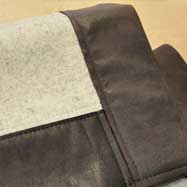 Echtledergriffkante(n) ca. 10 cm