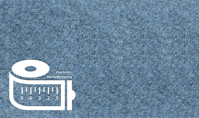 Designfilz Hellblau meliert - 2, 3 oder 5 mm dick im individuellen Zuschnitt Designfilz Hellblau meliert - 2, 3 oder 5 mm dick im individuellen Zuschnitt
