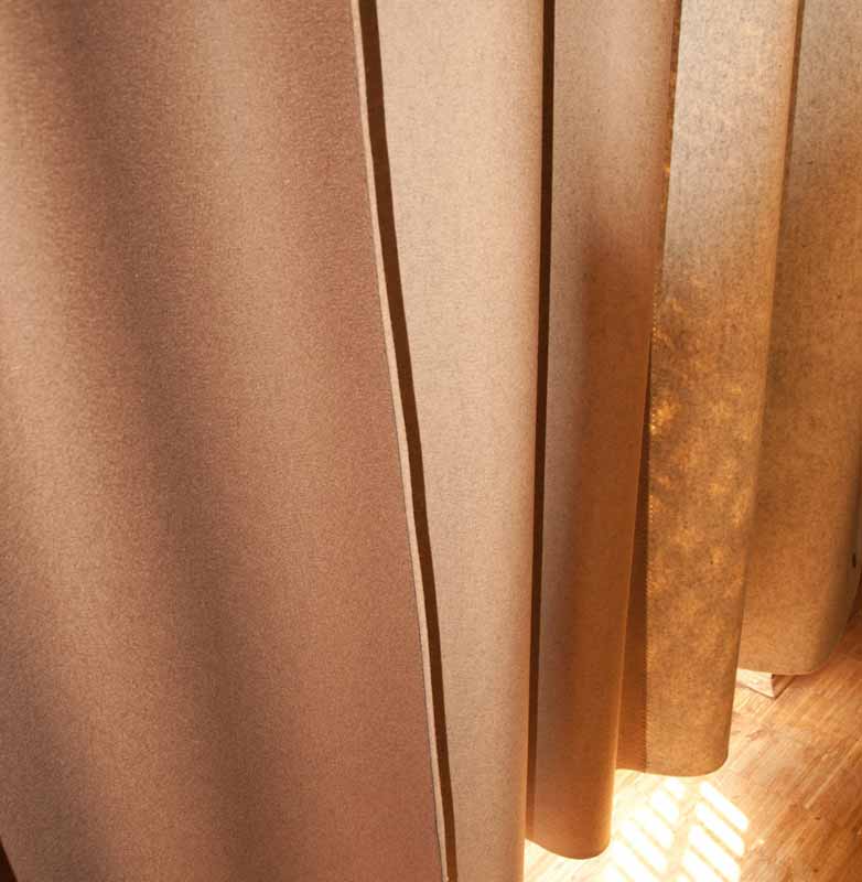 Sahara, Schlamm und Café Designfilz Sahara meliert - 3 oder 5 mm dick im individuellen Zuschnitt