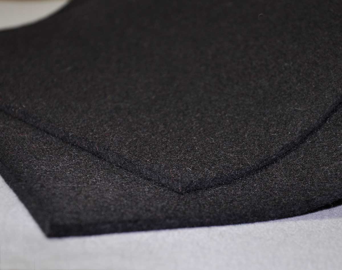 Filz nach Maß - Schwarz 2, 3 und 5 mm Filz nach Maß - Schwarz 2, 3 und 5 mm