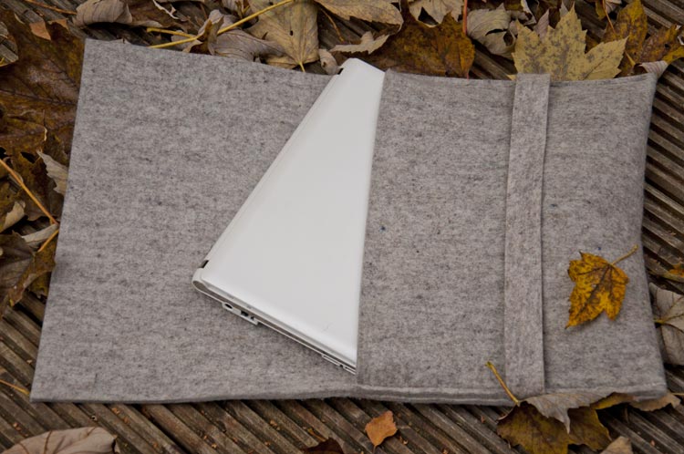 Filztaschen - 3mm für die Technik - 9mm als Sitzkissen Laptoptasche und iPad-Hüllen "Klassiko" nach Maß aus Wollfilz