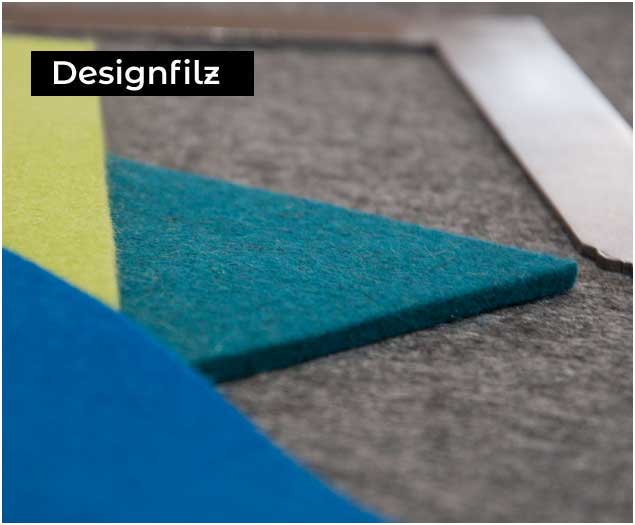 Designfilz: Filz im Zuschnitt Designfilz: Filz im Zuschnitt