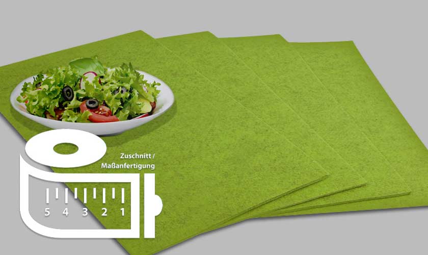 4er Tischset aus Filz 4-eiliges Platzset aus Filz