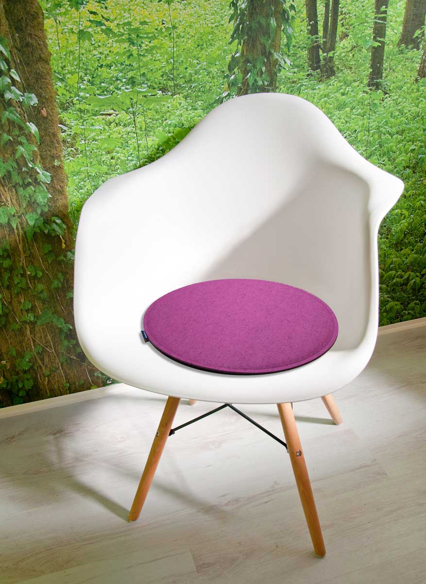 Stuhlauflage gepolsterl, oval, Magnolie Stuhlauflage gepolsterl, oval, Magnolie