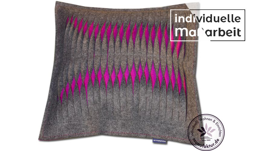 Design Filzkissen Kara nach Maß Design Filzkissen Kara nach Maß