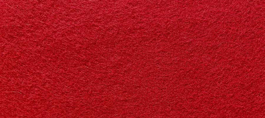Design Filz Farbe: Karminrot - Rot