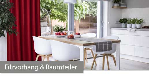 Fizvorhänge und Raumteiler